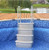 Main Access Taupe Easy Entry Step (Only) with Dual Handrails for 48"-54" Above Ground Swimming Pools, 200400T (HER-75-7057)