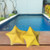 PoolStyle Starfish Lotion Absorbing Sponge, Set of 2, K129PBH (PSL-40-0129)