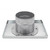 Hayward Negative Pressure Indoor Vent Adapter for Universal H-Series H150 Heaters 6", UHXNEGVT11506