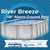 River Breeze Above Ground Swimming Pool, Oval, 48" Walls