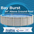 Bay Burst Hybrid/Resin Above Ground Swimming Pool, Round, 52" Walls