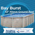 Bay Burst Hybrid/Resin Above Ground Swimming Pool, Oval, 54" Walls