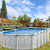 Ocean Current Hybrid Above Ground Swimming Pool, Oval, 54" Walls