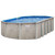 Delta Dream Salt-Friendly Above Ground Swimming Pool, Oval, 52" Walls