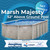 Marsh Majesty Salt-Friendly Above Ground Swimming Pool, Oval, 52" Walls
