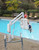 S.R. Smith AXS2 Gray Mist ADA Compliant Pool Lift Round Post Without Anchor, 310-0000R