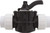 CMP Black CPVC 3-Way Diverter 2" Socket with Unions, 25923-204-000