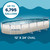 Pretium Above Ground Swimming Pool Package, 12' x 24' Oval 52"