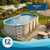 Bay Burst Hybrid Above Ground Pool - Oval