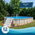 Bay Burst Resin Above Ground Pool - Oval