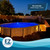 Rio Grande Oval Steel Above Ground Pool Package with InWall Step Entry System