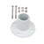 Perma-Cast White 1.9" Slide FlangePowder Coated Aluminum, PF-3119