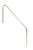 S.R. Smith 4' Stainless Steel 2 Bend Deck to Stair Handrail, 2HR-6-049