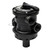 Hayward 1.5"FPT Pro Series Black Vari-Flo Multiport 7-Position Control Valve, SP0714T