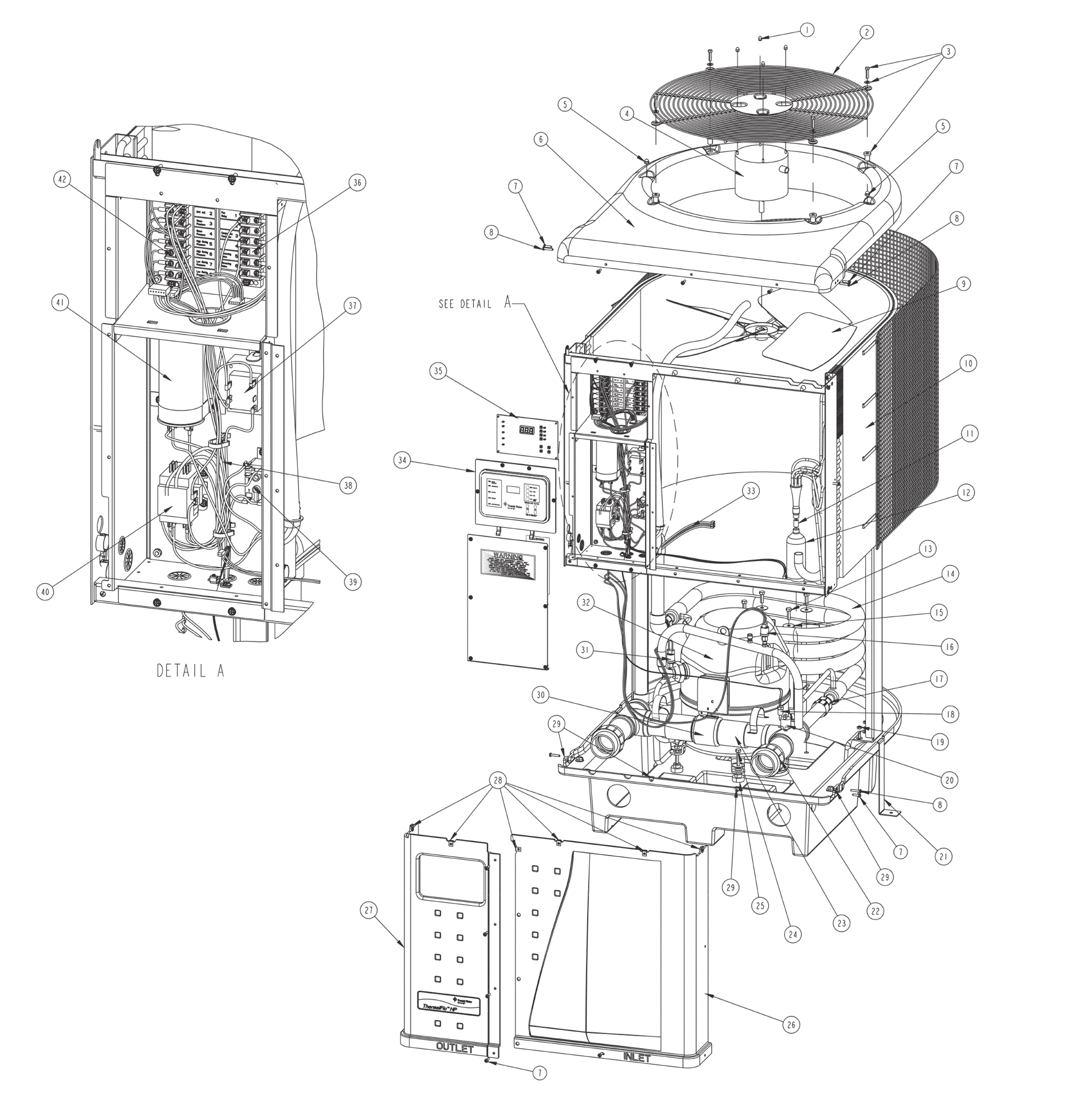 Parts Heat Pump Parts Pentair Heat Pump Parts EZ Test Pool Supplies