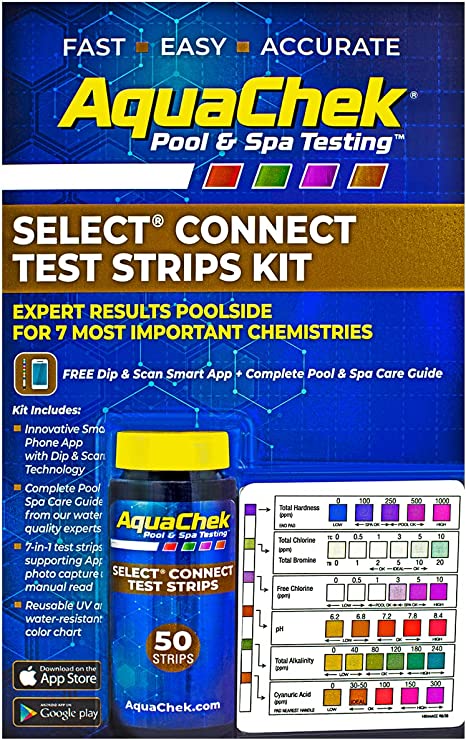 AquaChek Select Connect 7-way Test Strip Kit, 541604APP - EZ Pool