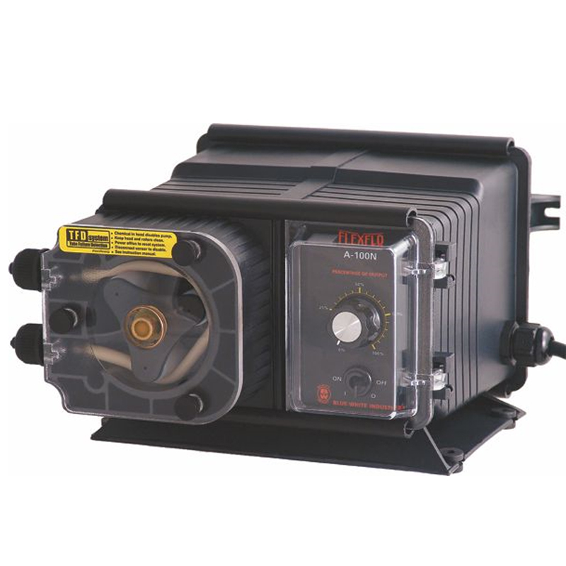 Blue-White FLEXFLO Peristaltic Metering Pump with Analog Timer