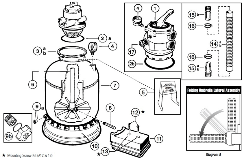 Parts Filter Parts Hayward Filter Parts Hayward Sand Filter Parts