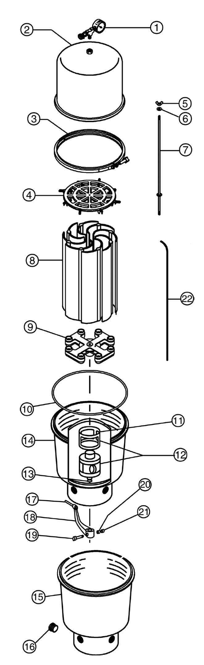 Pentair 071439 O-Ring Replacement For SM & SMBW 4000 Series Pool And Spa DE Filters