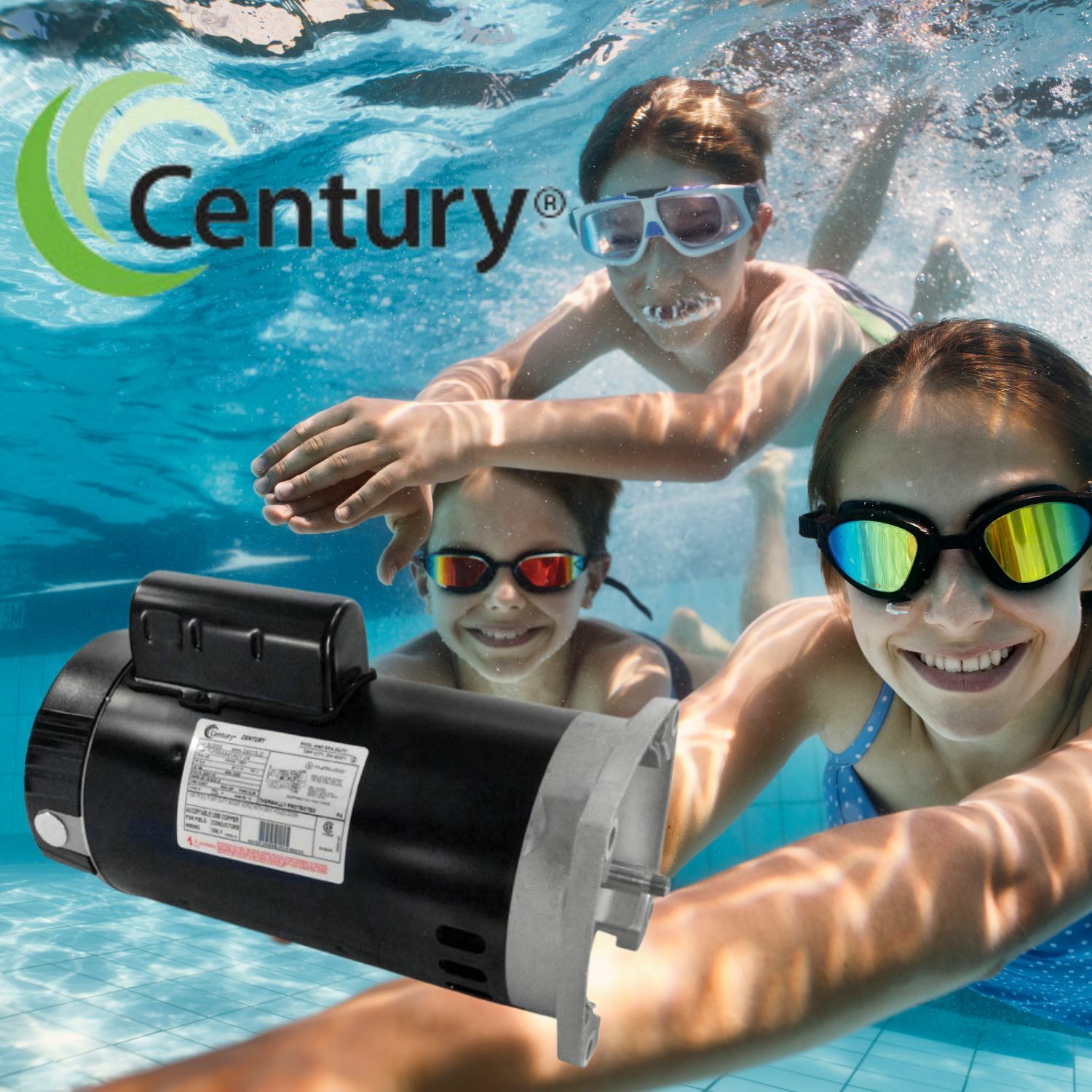 Century B2859 Pool Pump Motor