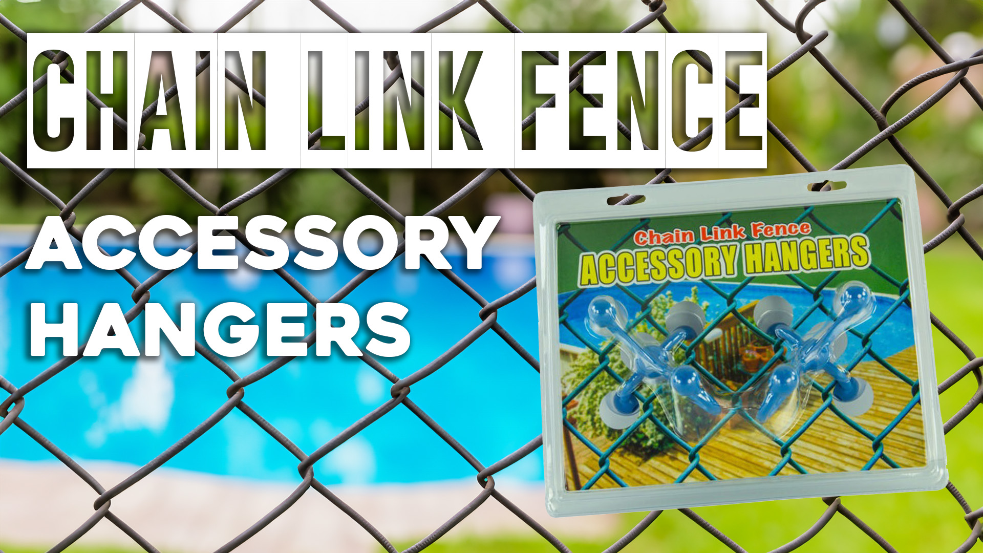 Chain Link Fence Accessory Hangers (BS05843) - EZ Pool & Spa