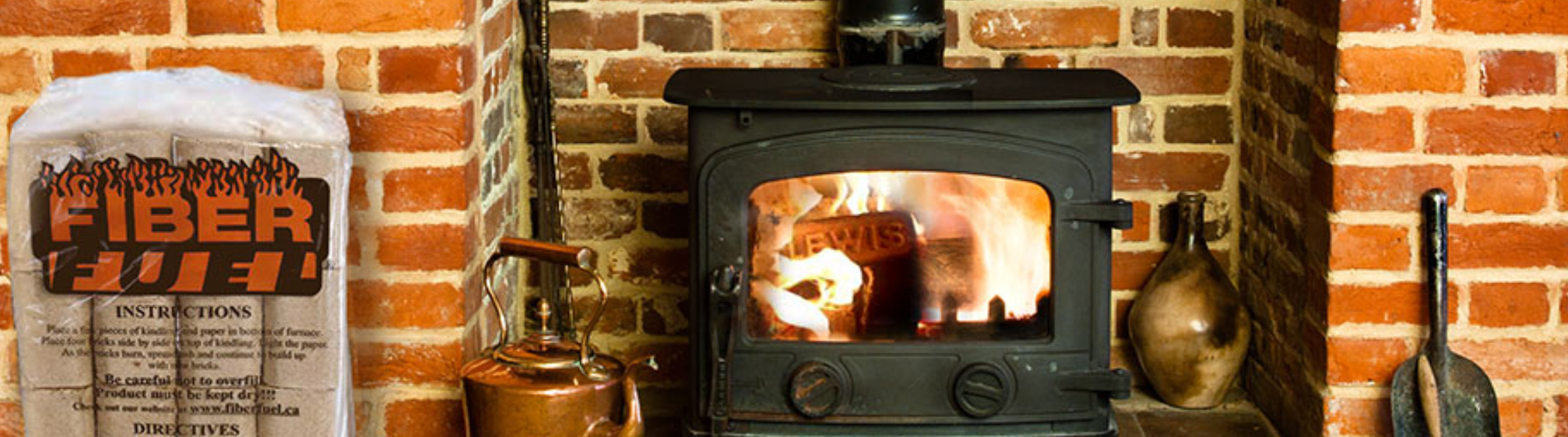 Fiber Fuel Wood Bricks EZ Pool & Spa Supply