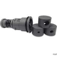 Paramount Medium Gray A&A QuickClean 2 Retro Nozzle, 004-652-4956