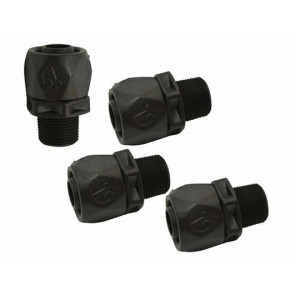 Zodiac Soft-Tube Quick Connect Fitting with Retainer, Pack of 4