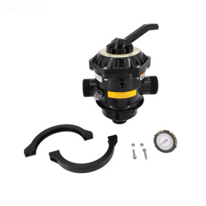 Pentair ABS Clamp Style 6-Way Backwash Multiport Valve, 262506