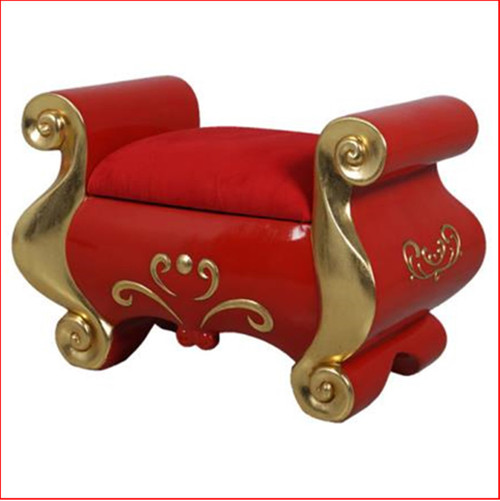 Santa's red Footstool