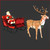The whole package can be purchased for a discounted price.
Consists of   I x Santa,1 x Sleigh Jumbo, 1 x Reindeer