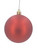 70mm Christmas Bauble - Red - Wired Matte