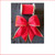 The Christmas Ribbon Red Velvet with Gold Trim -75mm, Single bows can be pre made by our christmas designers, available and sold in quantities of 10

