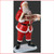Poly-resin Santa with Merry Christmas Banner 5ft is a beautiful centrepiece in your Christmas display. Traditional and yet stylish this is large Christmas decor at its best with plenty of fantastic detail giving Santa true expression. 
