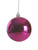 70mm Christmas Bauble - Cerise - Wired Glossy