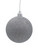 50mm Christmas Bauble - Silver - Wired Glitter