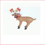 Funny Reindeer Standing Cross Legs, great table decoration or a little reindeer for your Christmas display