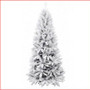 Slim Vienna Spruce 2.13m White Christmas Tree