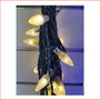 Commercial Led Christmas Lights 416 Warm White Lights Acorn Capped, image close up Acorn Capped Led's