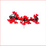 Red Led Cluster Cherry Lights, beautiful led novelty christmas tree string lights, consisting of 90 red cherry led lights, bunched in lots of 3 as a cluster, 30 cluster bunches of 3 cherry led lights. A static function only available. Also Very popular with the kids for there bedroom wall.

