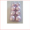 80mm Baubles Pink