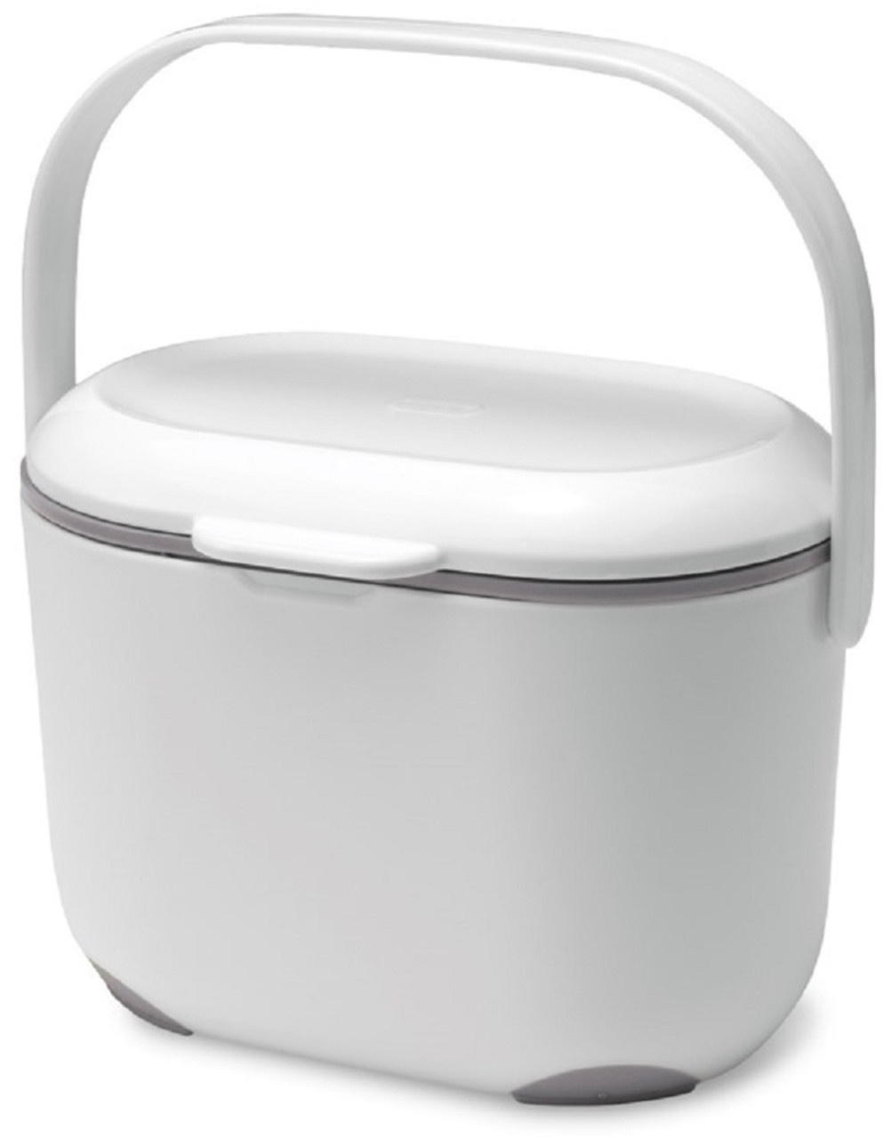Addis Compost Caddy - 2.5 Ltr - White/Grey