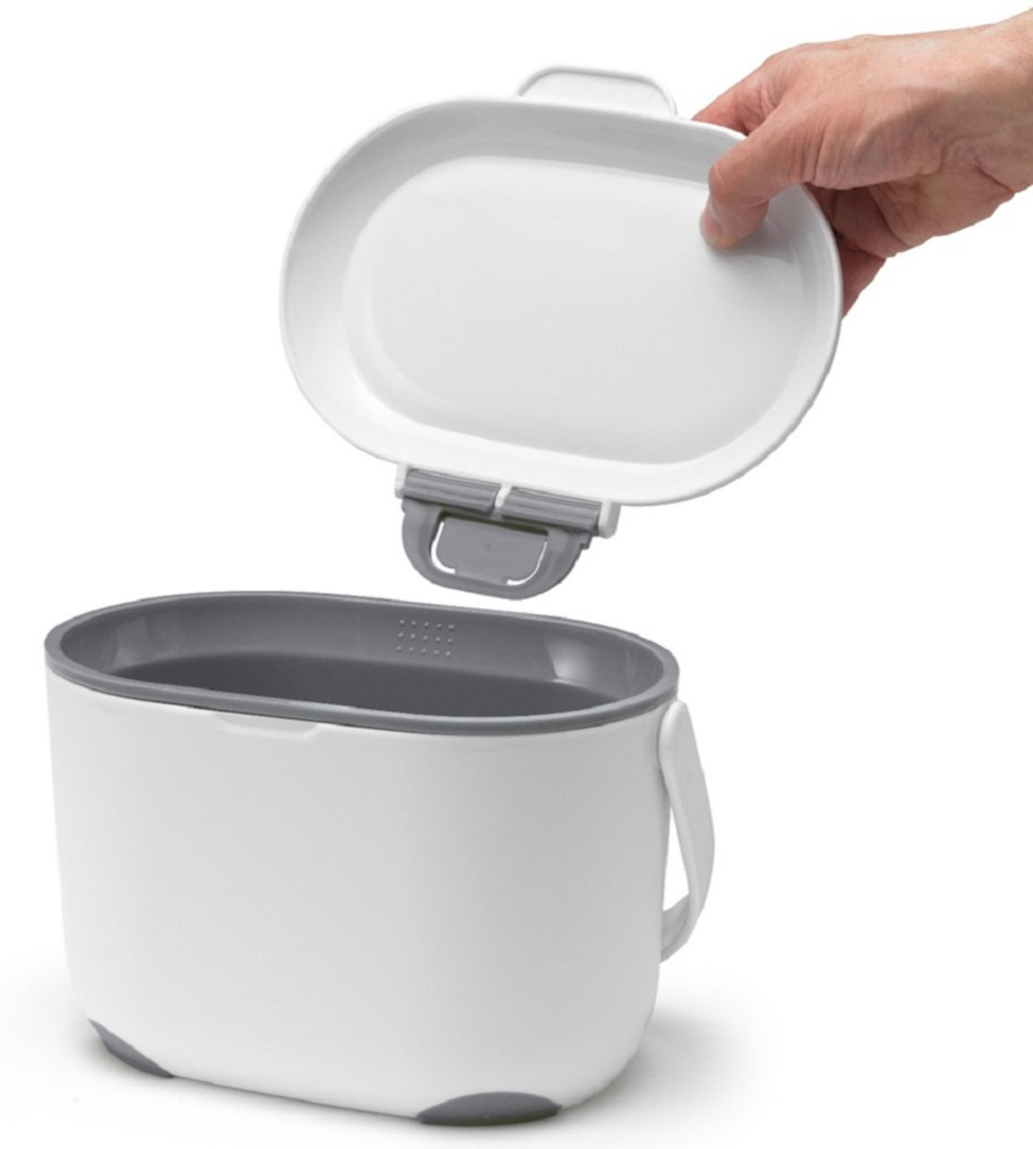 Amazon.com: Addis 2.5 Litre Kitchen Compost Caddy, White