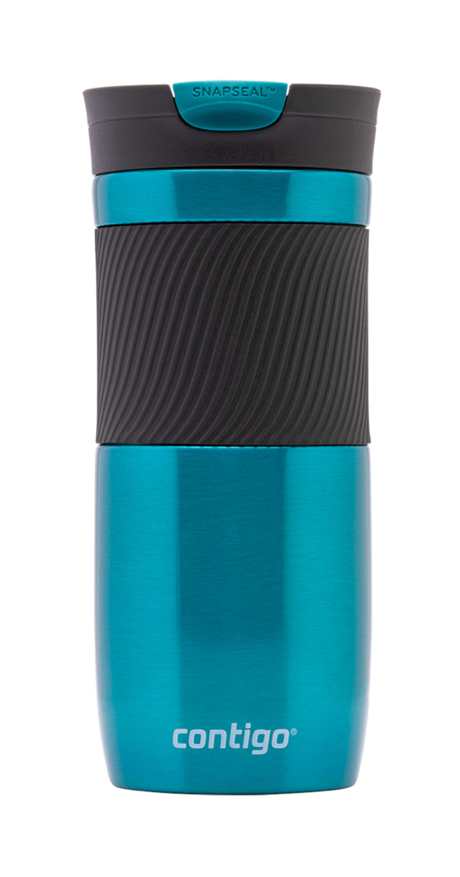 Contigo SnapSeal Superior Stainless Steel Travel Mug 20 oz, Biscay Bay -  Blue