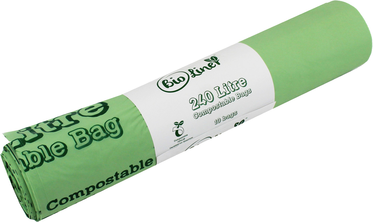 All-Green BioLiner Compostable Bin Bags 240 Ltr