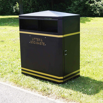 Wybone Mlb/224 Steel Litter Bin Wybone Mlb/224 Steel Litter Bin
