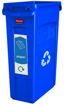 Slim Waste Stream Sticker - Paper Slim Waste Stream Sticker - Paper
