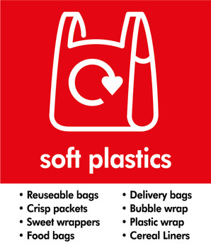 Small Waste Stream Sticker - Soft Plastics Small Waste Stream Sticker - Soft Plastics