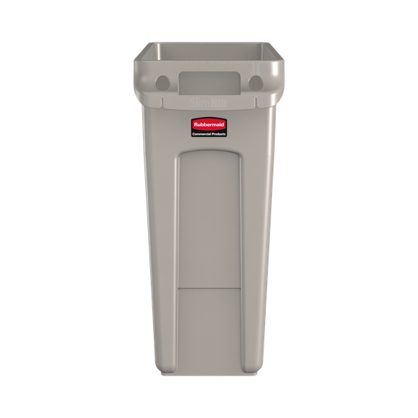 1971259 - Image of container end showing moulded venting channel that promotes improve airflow, robust handle and bag cinches