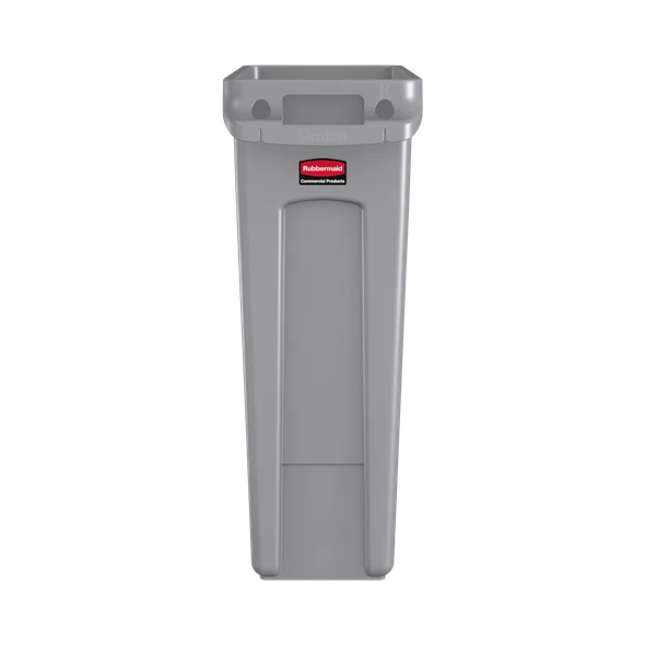 FG354060GRAY - Image of container end showing moulded venting channel that promotes improve airflow, robust handle and cinches